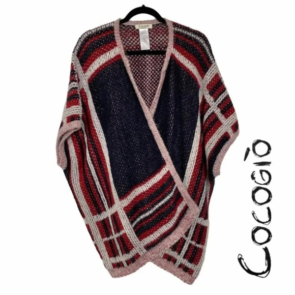Cocogio Anthropologie Made in Italy Poncho Sweater - Picture 1 of 7